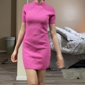 Pink Fendi x Skims Mini Dress Viscose